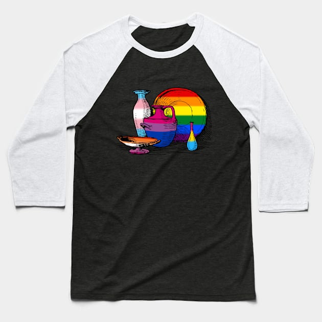 Gay Pottery in Support of LGBTQ rights Baseball T-Shirt by Fusti